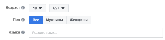 Аудитория в Facebook